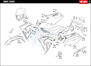 SMX-50-RACING-BLUE drawing COWLING