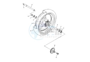 FJR A ABS 1300 drawing FRONT WHEEL