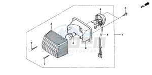 PK50S WALLAROO drawing TAILLIGHT