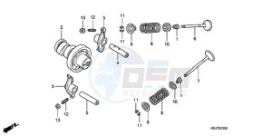 FES1509 Europe Direct - (ED) drawing CAMSHAFT/VALVE