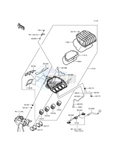 NINJA_ZX-6R_ABS ZX636FFF FR GB XX (EU ME A(FRICA) drawing Air Cleaner