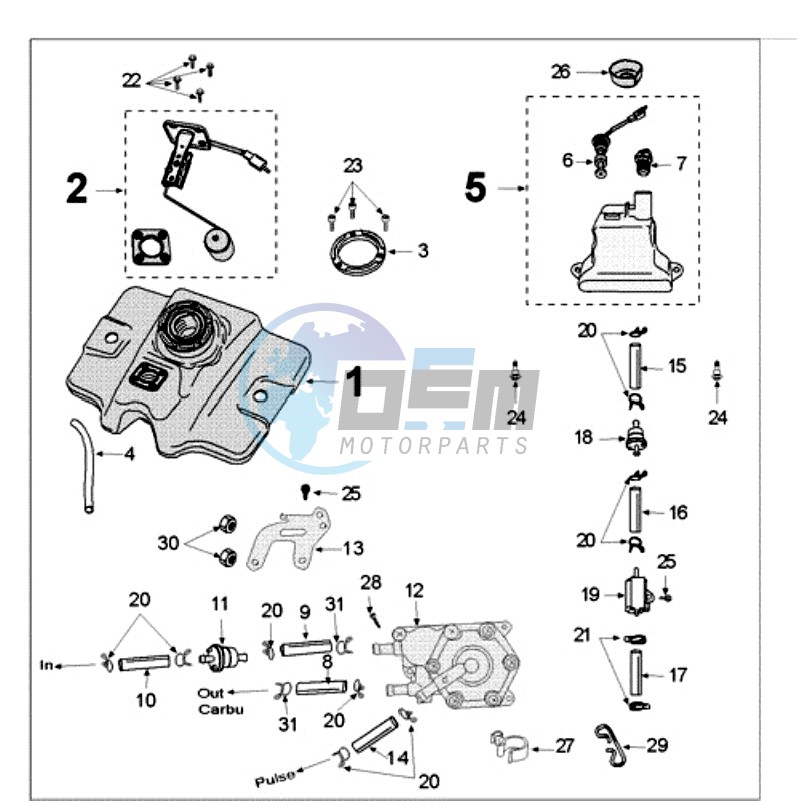 TANK AND FUEL PUMP TAIYOGIKEN