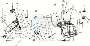 VS 125 drawing FUEL TANK - FUEL CUT