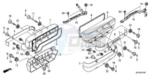 GL1800BG GOLDWING - F6B UK - (E) drawing CYLINDER HEAD COVER