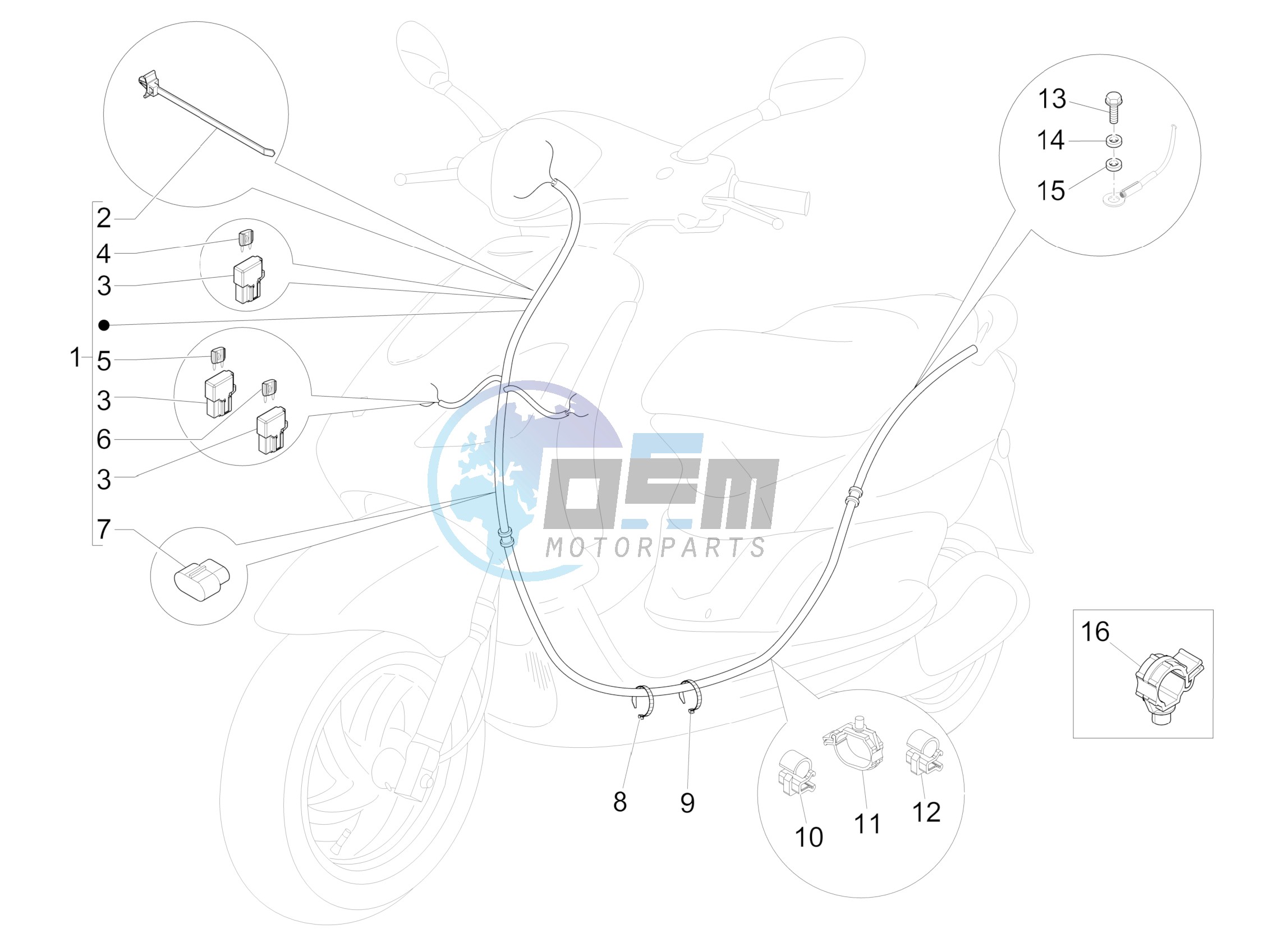 Main cable harness