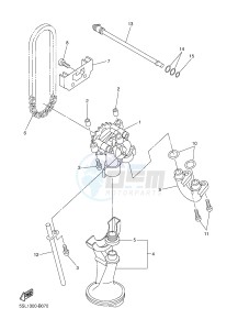 XJ6FA 600 DIVERSION F (ABS) (1DG7 1DG8) drawing OIL PUMP