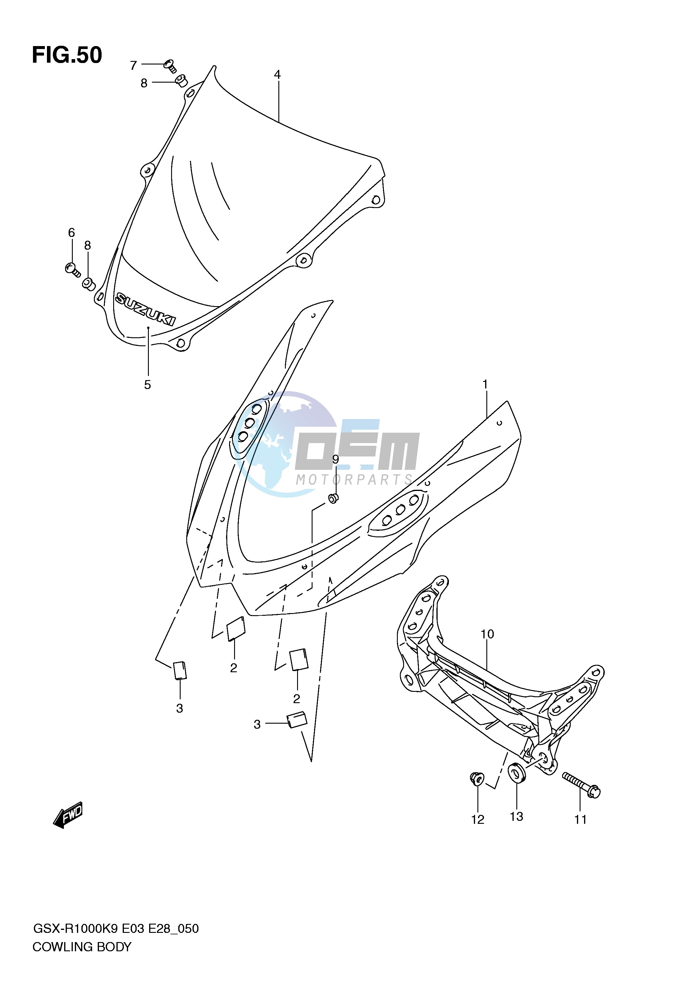 COWLING BODY (MODEL K9)