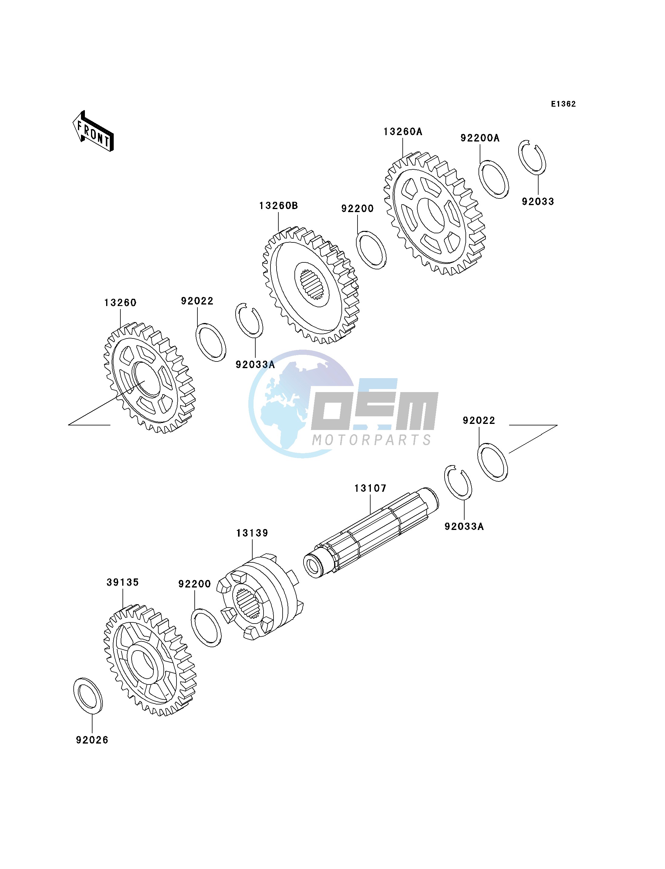 GEAR CHANGE DRUM_SHIFT FORK-- S- -