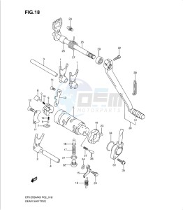 DR125SML0 drawing GEAR SHIFTING