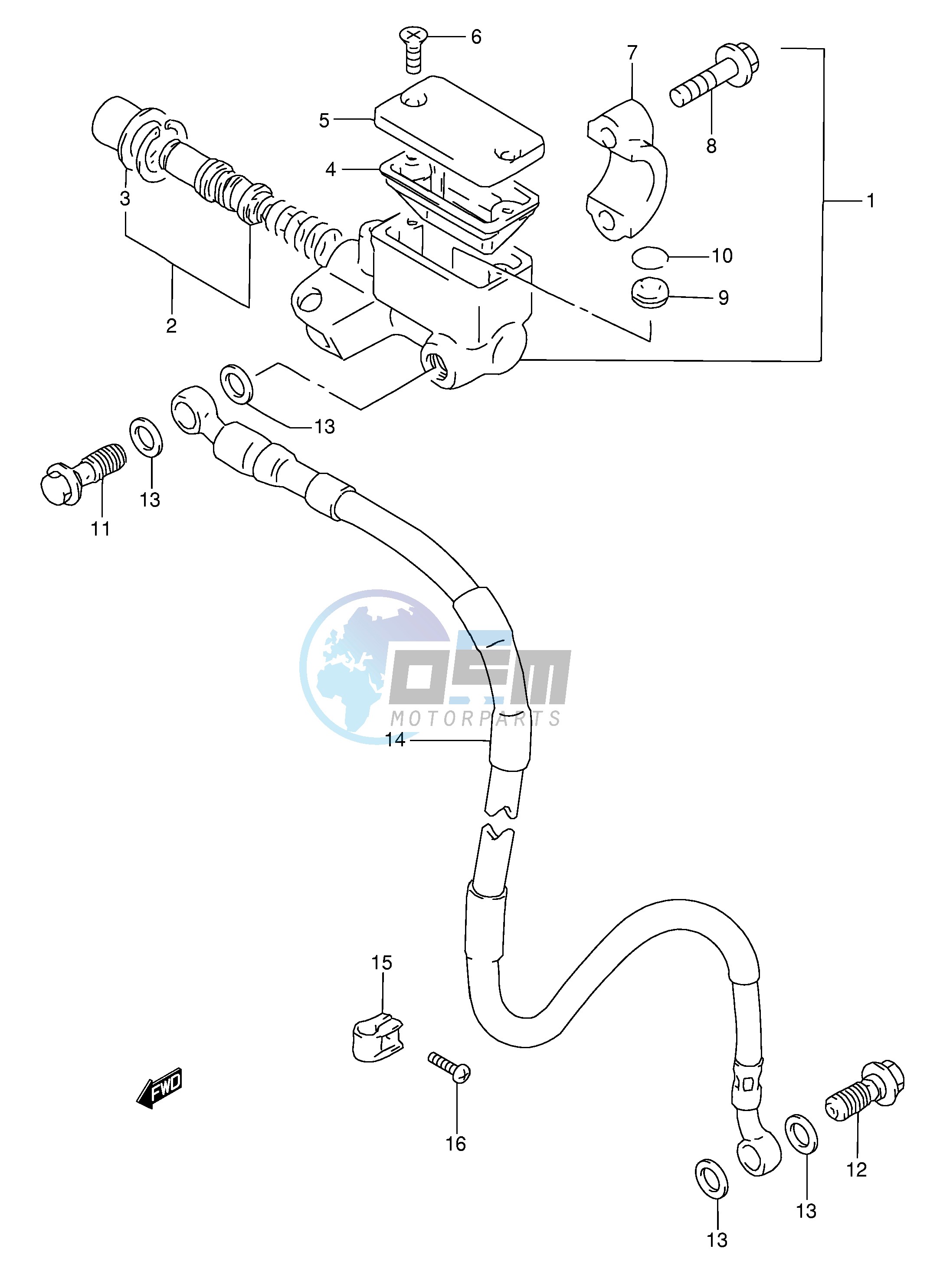 FRONT MASTER CYLINDER