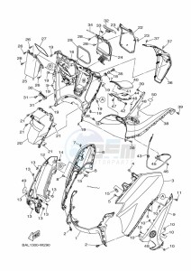 CZD300-A XMAX 300 (BBA3) drawing ELECTRICAL 2