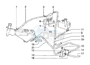 Runner 125 FX 2t drawing Supply system