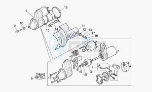 V 11 1100 Cat. Cat. drawing Starter motor