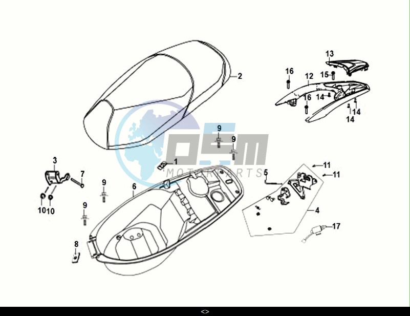 SEAT - REAR GRIP