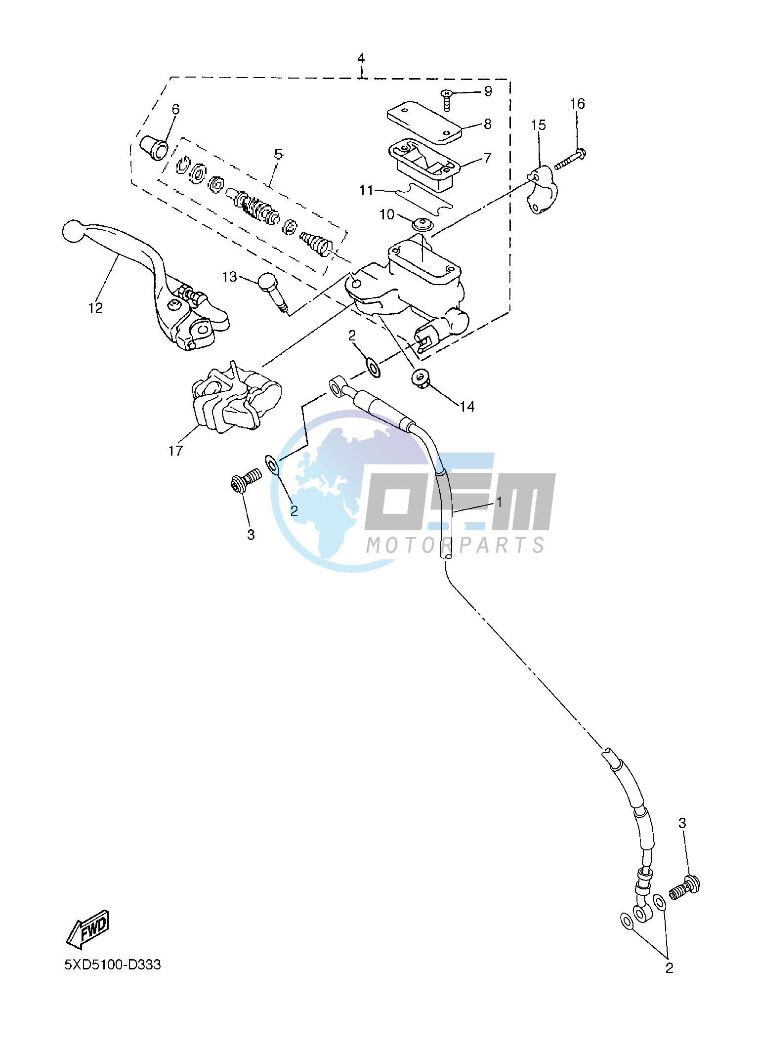 FRONT MASTER CYLINDER