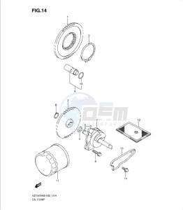 VZ1500L0 drawing OIL PUMP