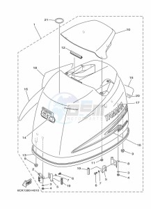 F80CEDL drawing TOP-COWLING