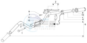 LX 50 4T drawing Handlebars component RH