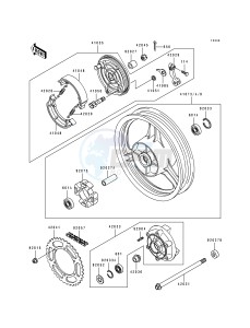 EX 500 A [EX500] (A4-A7) [EX500] drawing REAR WHEEL_CHAIN_COUPLING