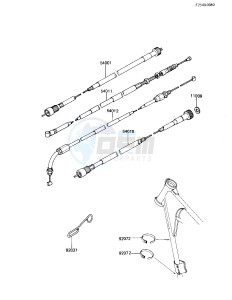 KZ 305 B [CSR BELT] (B1) [CSR BELT] drawing CABLES