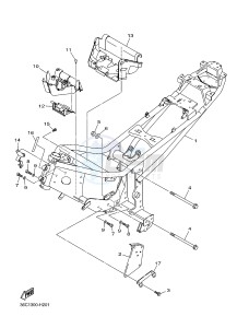 XJ6SA 600 DIVERSION (S-TYPE, ABS) (36D8 36DA) drawing FRAME