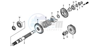 GL1500CD drawing FINAL SHAFT