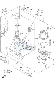 DF 115A drawing Trim Cylinder SS Model