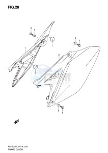 RM-Z 250 drawing FRAME COVER L2