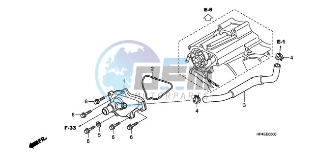 WATER PUMP COVER