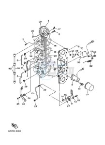 F50A drawing CARBURETOR-LINK