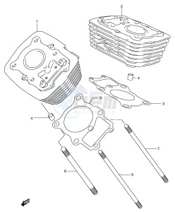 VL125 (E2) drawing CYLINDER