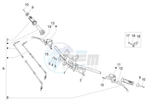 MEDLEY 150 4T IE ABS E3 2020 (APAC) drawing Handlebars - Master cil.