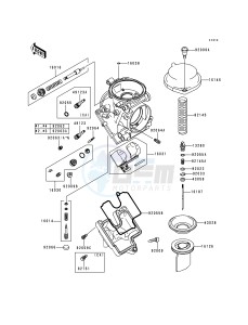 ZX 600 G [NINJA ZX-6R] (G1-G2) [NINJA ZX-6R] drawing CARBURETOR PARTS