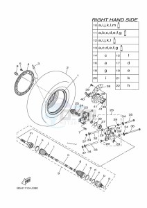 YXZ1000ETS YXZ10YESKS (B5H3) drawing REAR WHEEL 2