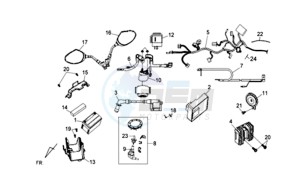 WOLF 125 SBN drawing WIRING HARNASS