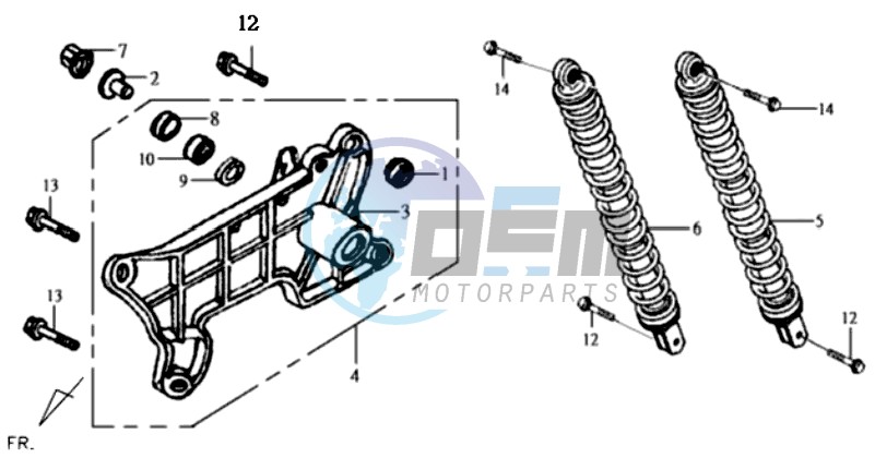 REAR FORK - REAR SUSPENSION