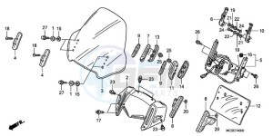 ST13009 Europe Direct - (ED / MME) drawing WIND SCREEN