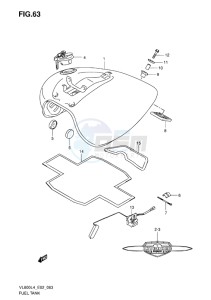 VL800C INTRUDER EU drawing FUEL TANK