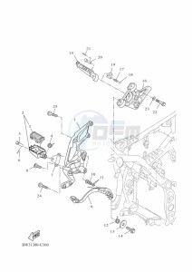 XTZ690 XTZ7N (BHL1) drawing STAND & FOOTREST 2