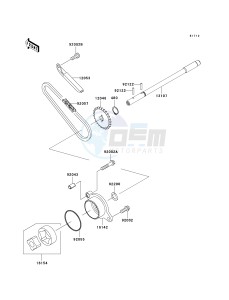 VN 900 C [VULCAN 900 CUSTOM] (7F-9FA) C9FA drawing OIL PUMP