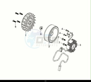 FIDDLE II 50 (AF05W5-NL) (E5) (M1) drawing AC GEN. ASSY