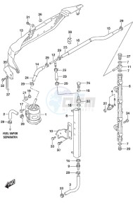 DF 175A drawing Fuel Injector