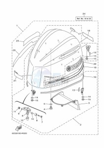 LF225CA drawing FAIRING-UPPER