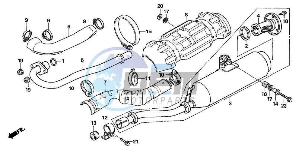 EXHAUST MUFFLER