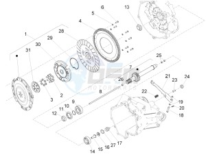 V9 Bobber 850 (APAC) drawing Clutch