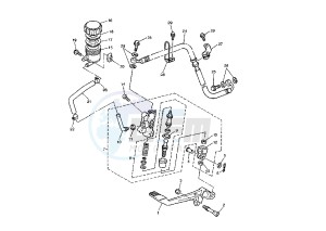 FZS FAZER 1000 drawing REAR MASTER CYLINDER