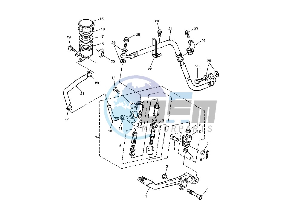 REAR MASTER CYLINDER