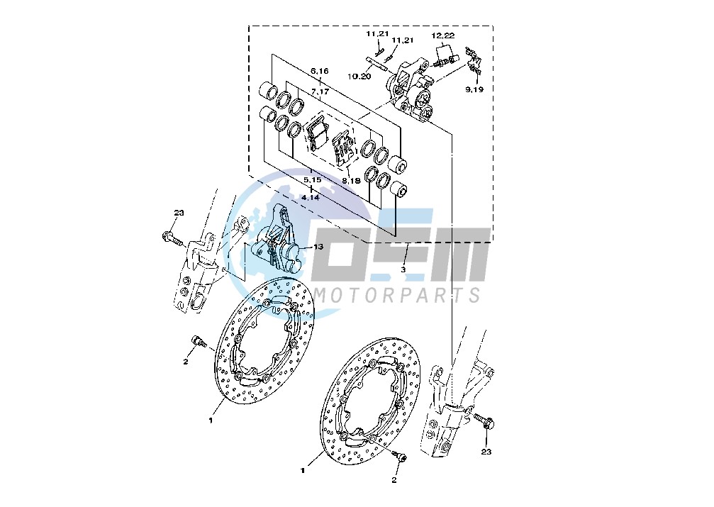 FRONT BRAKE CALIPER