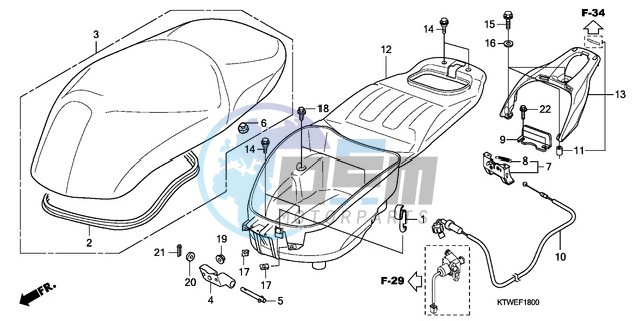 SEAT/LUGGAGE BOX