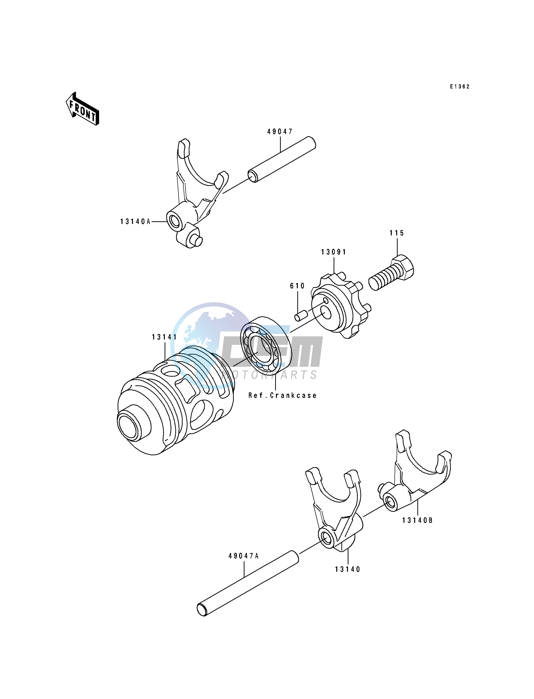 CHANGE DRUM_SHIFT FORK